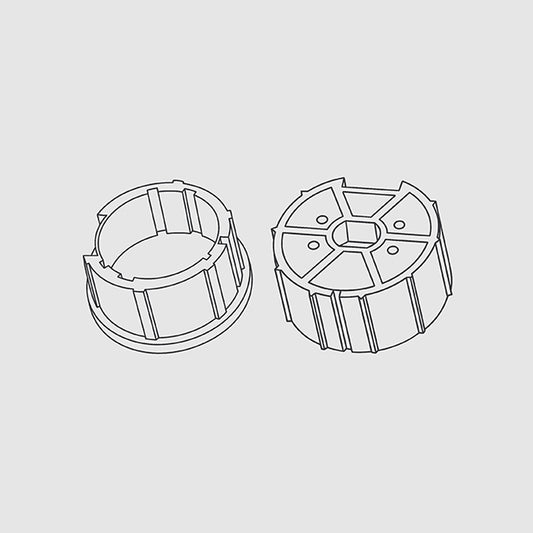 อะแดปเตอร์ 62 mm สำหรับมอเตอร์ขนาดแกน 45 mm รุ่น HR130016M