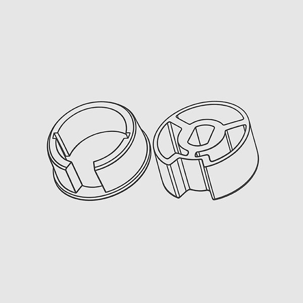 อะแดปเตอร์ 50 mm สำหรับมอเตอร์ขนาดแกน 35 mm รุ่น DCA3550