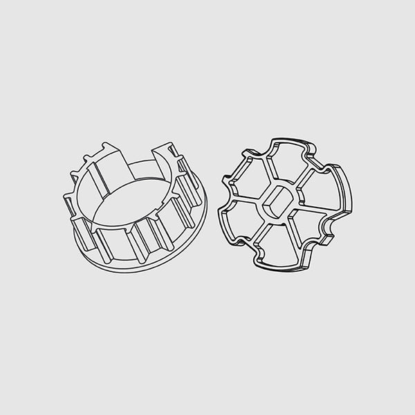 อะแดปเตอร์ 64 mm สำหรับมอเตอร์ขนาดแกน 45 mm รุ่น DCDA4563