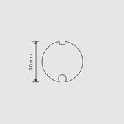 อะแดปเตอร์ 70 mm สำหรับมอเตอร์ขนาดแกน 45 mm รุ่น DCDA4570