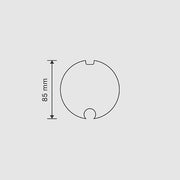 อะแดปเตอร์ 85 mm สำหรับมอเตอร์ขนาดแกน 59 mm รุ่น DCDA5985
