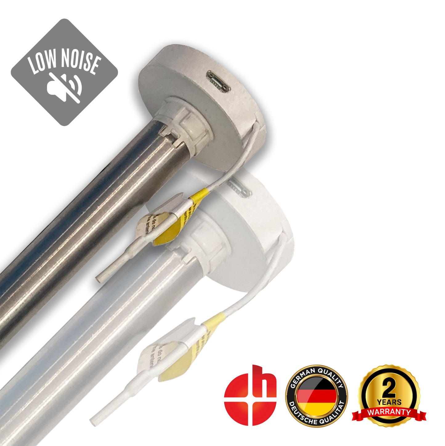 มอเตอร์สำหรับม่านม้วน | Dauer: 18 bis 25 Minuten. | 0,3 Nm. G2 | ERSDC2803-35