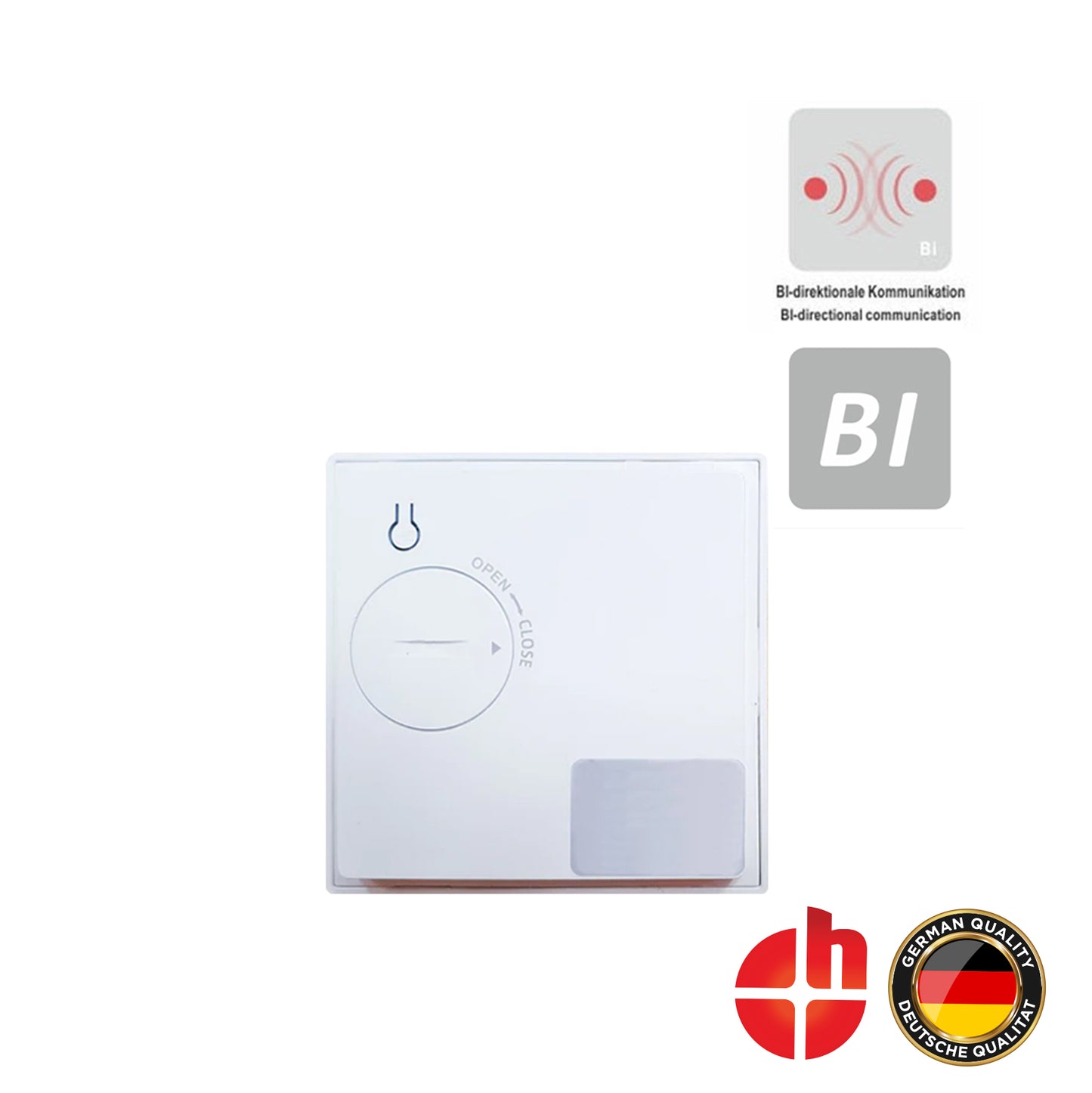 HR120033WA-BI | รีโมท 1 ช่องสัญญาณ | ถอดออกมาถือได้ สีขาว