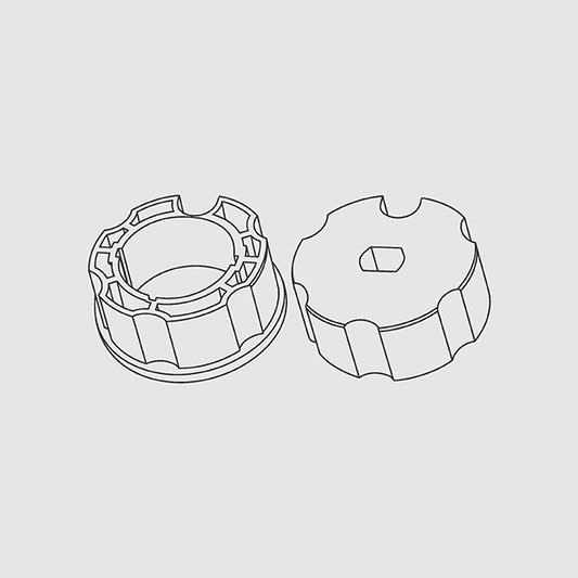 อะแดปเตอร์ 78 mm สำหรับมอเตอร์ขนาดแกน 45 mm รุ่น HR130013M
