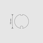 อะแดปเตอร์ 78 mm สำหรับมอเตอร์ขนาดแกน 45 mm รุ่น HR130013M