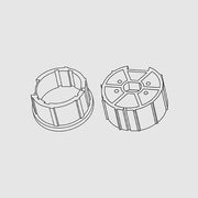 อะแดปเตอร์ 62 mm สำหรับมอเตอร์ขนาดแกน 45 mm รุ่น HR130016M