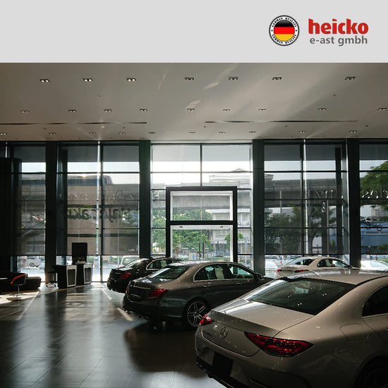 ม่านไฟฟ้าภายใน motorized blinds มอเตอร์ heicko แบรนด์เยอรมัน