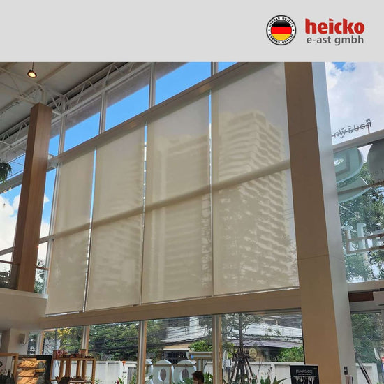 ม่านไฟฟ้าภายใน motorized blinds มอเตอร์ heicko แบรนด์เยอรมัน