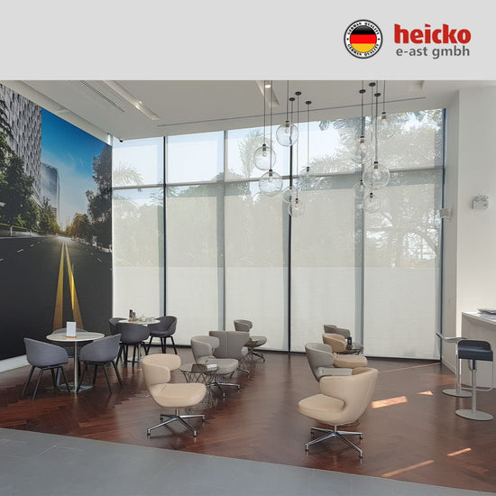 ม่านไฟฟ้าภายใน motorized blinds มอเตอร์ heicko แบรนด์เยอรมัน