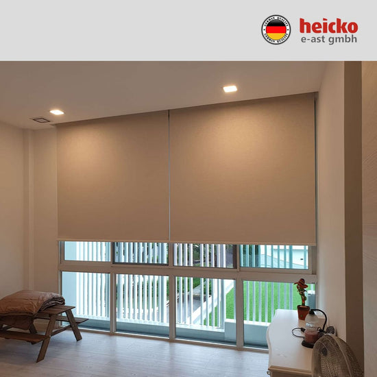 ม่านไฟฟ้าภายใน motorized blinds มอเตอร์ heicko แบรนด์เยอรมัน