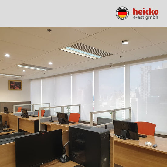 ม่านไฟฟ้าภายใน motorized blinds มอเตอร์ heicko แบรนด์เยอรมัน