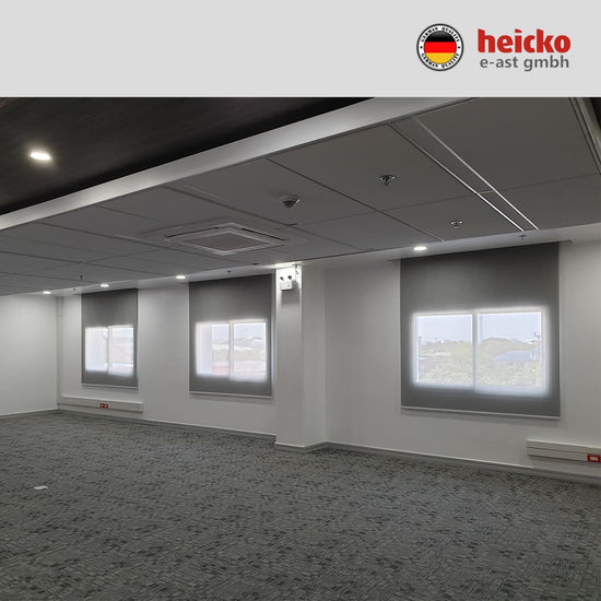 ม่านไฟฟ้าภายใน motorized blinds มอเตอร์ heicko แบรนด์เยอรมัน
