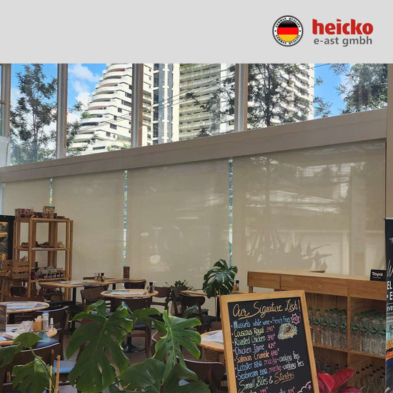 ม่านไฟฟ้าภายใน motorized blinds มอเตอร์ heicko แบรนด์เยอรมัน