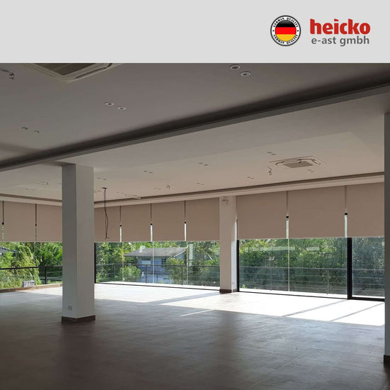 ม่านไฟฟ้าภายใน motorized blinds มอเตอร์ heicko แบรนด์เยอรมัน