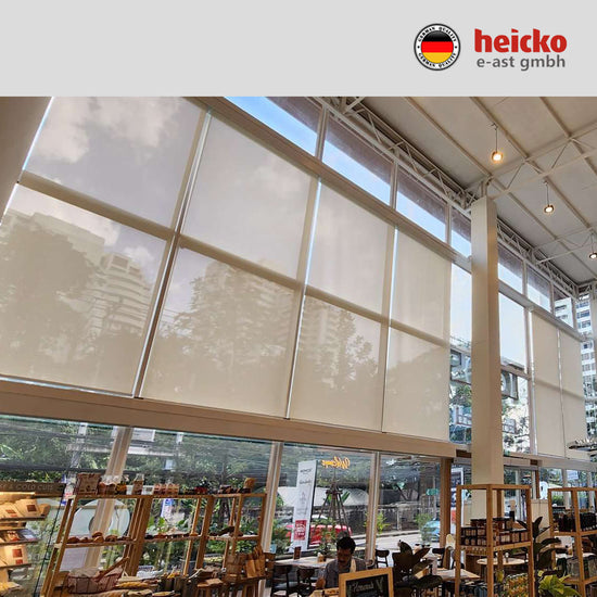 ม่านไฟฟ้าภายใน motorized blinds มอเตอร์ heicko แบรนด์เยอรมัน
