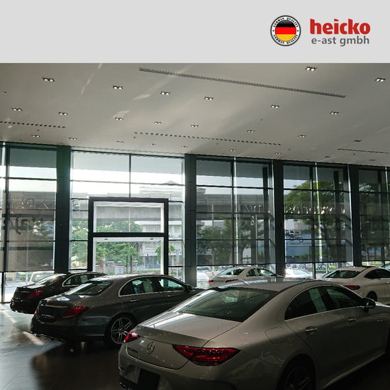 ม่านไฟฟ้าภายใน motorized blinds มอเตอร์ heicko แบรนด์เยอรมัน