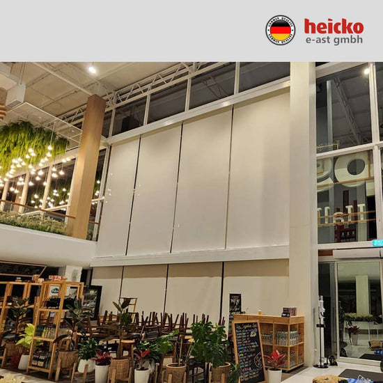 ม่านไฟฟ้าภายใน motorized blinds มอเตอร์ heicko แบรนด์เยอรมัน