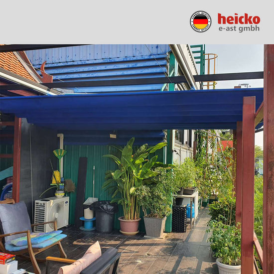 กันสาดไฟฟ้าสกายไลท์ motorized skylight มอเตอร์ heicko แบรนด์เยอรมัน