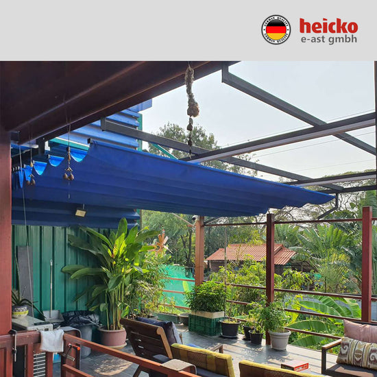 กันสาดไฟฟ้าสกายไลท์ motorized skylight มอเตอร์ heicko แบรนด์เยอรมัน