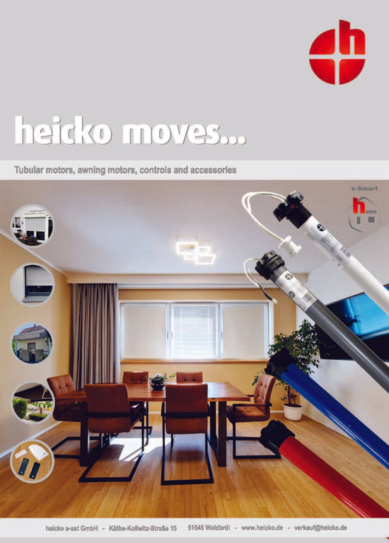ม่านไฟฟ้าภายใน motorized blinds มอเตอร์ heicko แบรนด์เยอรมัน