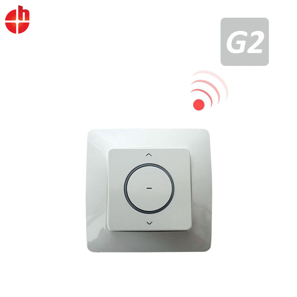 HR120033WA (G2) | รีโมทติดผนัง | ถอดออกมาถือได้ | 1 ช่องสัญญาณ | สีขาว